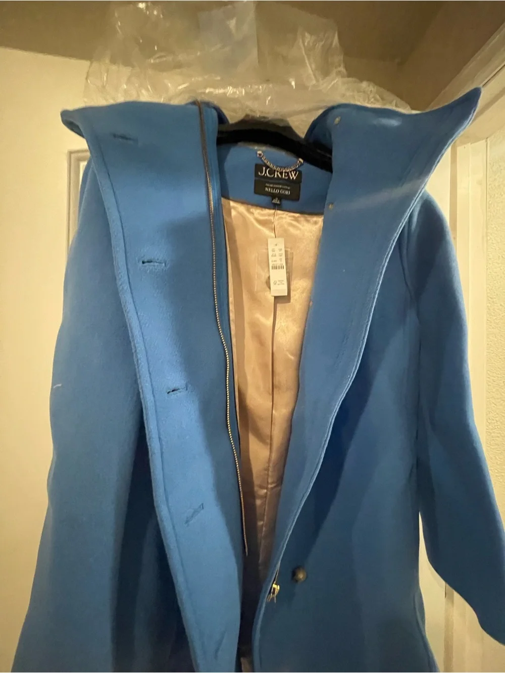 J. Crew Blue villa coat in Italian stadium-cloth
wool - Picture 2 of 11